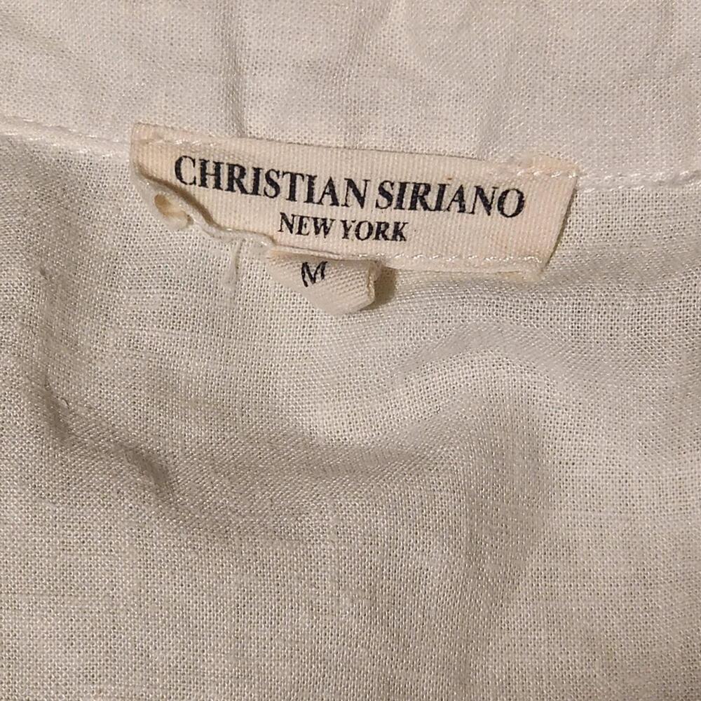 Christian Siriano cream eyelet blouse - Picture 7 of 7